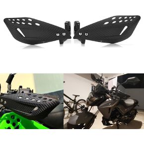 Motorcycle Handguards 7/8" 22mm Universal Hand Guards Black
