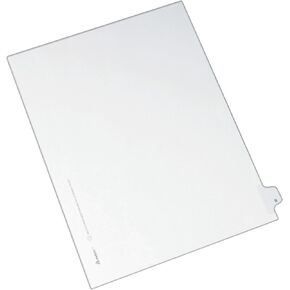 Avery Individual Legal Exhibit Dividers, Allstate Style, B, Side Tab, 8.5 x 11 inches, Pack of 25 (82164)