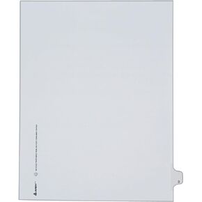 Avery Individual Legal Exhibit Dividers, Allstate Style, 3, Side Tab, 8.5 x 11 inches, Pack of 25 (82201)