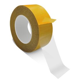 Extra Strong Adhesive Double Sided Tape Heavy Duty,Super Clear Thin 2 Sided Tape for Walls Crafts Scrapbooking Woodworking 1Inch x 50 Feet