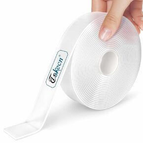 TSKECN Double Sided Tape Heavy Duty ， Premium Removable Mounting Adhesive Grip Tape, 16.5FT Strong Mounting Tape Adhesive Tape, for Carpet Mats/Craft Wall Mounting