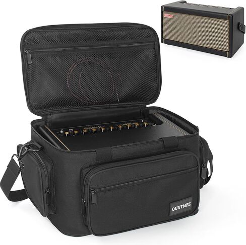 حقيبة سفر OUUTMEE متوافقة مع مكبر صوت سبارك جيتار 40 واط، حقيبة تخزين للسفر مع حزام كتف وجيب للإكسسوارات in Kuwait