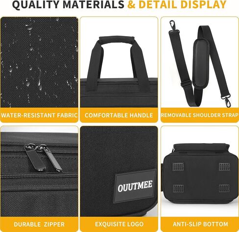 حقيبة سفر OUUTMEE متوافقة مع مكبر صوت سبارك جيتار 40 واط، حقيبة تخزين للسفر مع حزام كتف وجيب للإكسسوارات in Kuwait