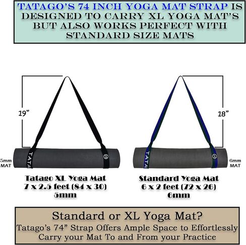 Large Yoga Mat Strap for Carrying, & Stretching Strap. The Calf Stretcher & Leg Stretcher Yoga Strap for Carrying Mat… in Saudi Arabia