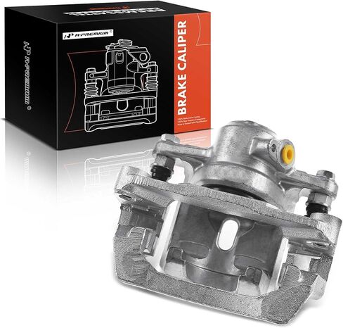 A-Premium Disc Brake Caliper Assembly with Bracket Compatible with Select Subaru Models - Crosstrek 2016-2018, Impreza 2012-2018, Forester 2014-2018, XV Crosstrek - Rear Left Driver Side in Kuwait
