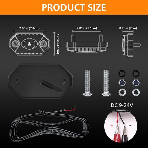 EK ENNOKING LED Boat Interior Lights Marine Deck Cockpit Courtesy Light Underwater Boat Lighting IP68 Waterproof 9-24V for Yacht, Kayak, Sailboat, Fishing, Pontoon, Pool (Blue) in Saudi Arabia