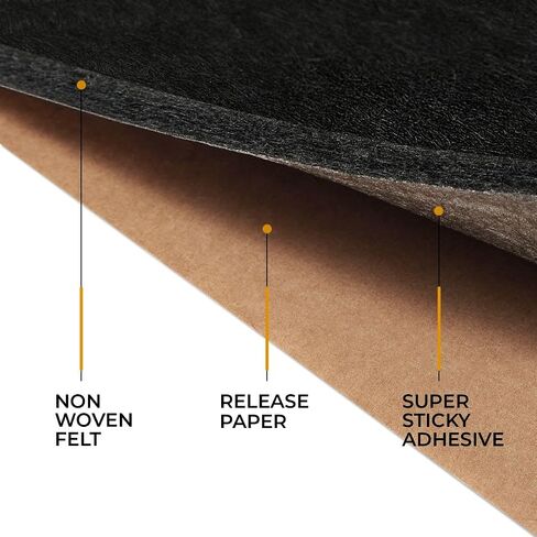 Felt Liner 200 mil 36 sqft Car Sound Deadening & Heat Insulation mat - Non Woven Felt Sound Deadener Material & Heat Barrier in Saudi Arabia
