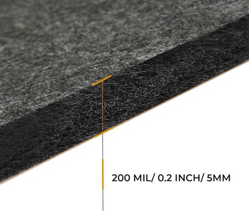 Felt Liner 200 mil 36 sqft Car Sound Deadening & Heat Insulation mat - Non Woven Felt Sound Deadener Material & Heat Barrier in Saudi Arabia