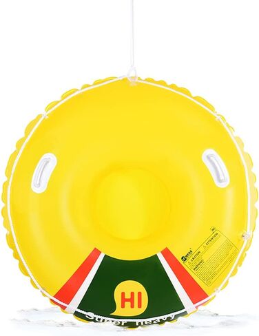 HIWENA Super Heavy Duty Snow Tube,48 inches Inflatable Snow Sled for Kids and Adults, Thicken 0.75mm Thick Material Winter Sport Tube in Kuwait