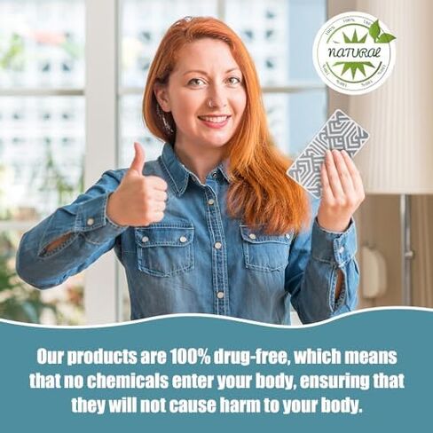 رقعة ألم قابلة لإعادة الاستخدام، لتخفيف آلام العضلات - رقعة صحية للظهر والقدم والركبة والرقبة والمزيد، تطبيق لاصق سهل، سريع المفعول - تتضمن رقعة واحدة و3 مواد لاصقة وحقيبة حمل واحدة in Kuwait