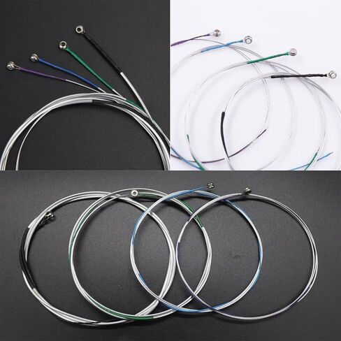 مجموعة كاملة من أوتار الكمان RAUYIVANY 4/4، سلسلة إلكترونية من الفولاذ المقاوم للصدأ. قلب من الفولاذ المقاوم للصدأ ملفوف بالنيكل A، D، G. مناسب لأوتار الكمان 3/4 و4/4 in Kuwait