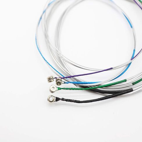 مجموعة كاملة من أوتار الكمان RAUYIVANY 4/4، سلسلة إلكترونية من الفولاذ المقاوم للصدأ. قلب من الفولاذ المقاوم للصدأ ملفوف بالنيكل A، D، G. مناسب لأوتار الكمان 3/4 و4/4 in Kuwait