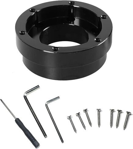 For Logitech G29 G920 G923 13 Inch Steering Wheel Adapter Plate 70mm Pcd Racing Car Game Modification (Black) in Saudi Arabia