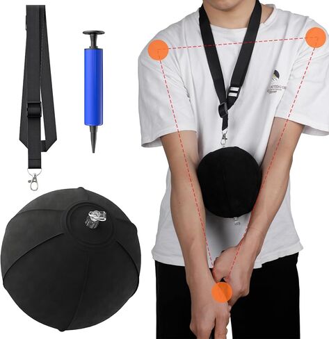 GreenHaven Golf Smart Ball Inflatable Swing Training Aid Practice Ball for Golfers Beginners Golfing Posture Correction Teaching Assistant Tool,Gift idea in Kuwait