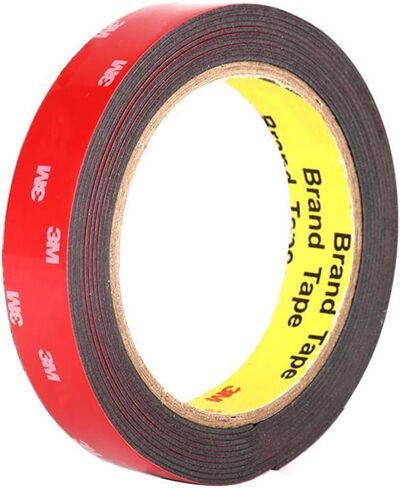 Double Sided Tape, Made of 3M Tape, Heavy Duty Mounting Tape, Waterproof and High Temperature Resistant Strong Adhesive for Car, Moto, Home, Office, Outdoor - 1/4 in * 15.62 FT in Kuwait