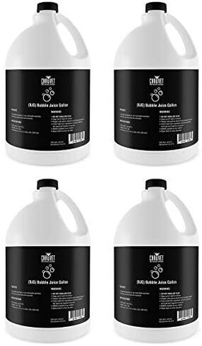 (4) Chauvet DJ BJG Gallon Bubble Fluid Juice 4 إعصار فقاعة الضباب + آلات فقاعة in Saudi Arabia