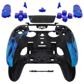 eXtremeRate Full Set Shell with Buttons Touchpad Cover Compatible with ps5 Edge Controller, Clown HAHAHA Replacement Decorative Trim Shell Front Back Plates Compatible with ps5 Edge Controller