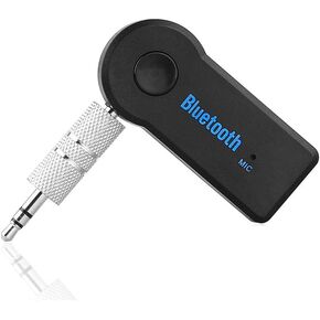 Bluetooth AUX Adapter for Car, Wireless Audio Receiver Portable Hands-Free Car Kits with AUX 3.5mm