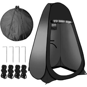 Pop Up Tent Upgrade Privacy Shower Tent Portable Outdoor Sun Shelter for Toilet Camping Biking Beach with Carry Bag