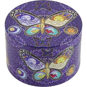 Cartoon Spice Grinder 2.5 Inch (Butterfly Purple)
