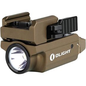 OLIGHT PL-Mini 2 Valkyrie 600 Lumens Magnetic USB Rechargeable Compact Weaponlight with Adjustable Rail, High Performance CW LED Tactical Flashlight with Built-in Battery