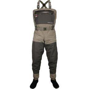 Paramount Outdoors Slate Breathable Stockingfoot Full Wrap 6-Ply Fishing Chest Wader