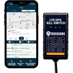 Trackhawk 4G LTE GPS Tracker - GPS Tracker for Vehicles, Kill Switch for Car, Anti Theft Car Device, Monitoring Device, Live-Tracking, Subscription Required - VL03