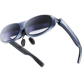 Rokid Max AR Glasses, Smart Glasses with 360" Micro-OLED Display, Media Streaming, Google Play, HDCP Support & Cloud Gaming, Console, Android, iOS, Windows Compatible