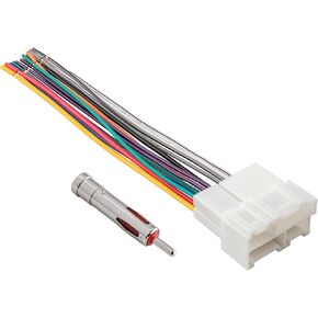 RED WOLF Stereo Wiring Harness Replacement for 1988-2002 GM Chevrolet GMC Buick Cadillac Car Radio Wire Harness Antenna Adapter Connector Plug Kit