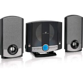 GPX HM3817DTBK Home Music System with Remote and AM/FM Radio black