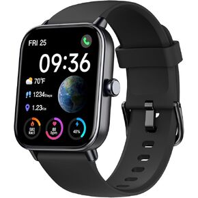 ENOMIR Smart Watch for Women Men with Bluetooth Call,Smartwatch with Alexa Built-in,Heart Rate SpO2 Sleep Monitor,5ATM Waterproof,Step Calorie Activity Trackers and Smartwatches for iOS&Android Phones