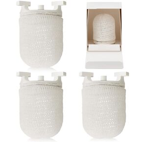 6 Pack Gas Light Preformed Mantle Gas Lamp Mantles Gaslight Mantles Pre Formed Gas Light Mantel for Indoor Outdoor Gas Lights, White