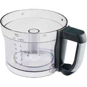 Cuisinart FP-8WB Replacement Work Bowl with White Handle Fits Models FP-8, FP-8MB, FP-8P1, FP-8SV, FP-8GM, & FP-8SVP1 Only OEM