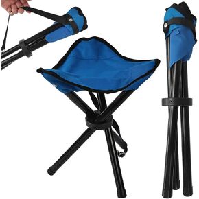 Travel Folding Camping Stool, (Sol·d by→Cenbee) Use Height 12.5" and Max Weight 300 lbs Outdoor Portable Party Chair Fishing Chair Seat for Camping Fishing Hiking Gardening and Beach Painting