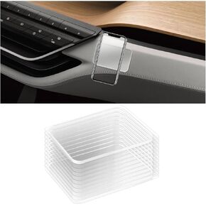 10 Pack Sticky Gel Pads, Traceless Clear Double Sided Gripping Pads, Washable Reusable Super Adhesive Pad, Anti Slip Pad Holder Mat for Car Dashboard Cell Phone Home Office Walls