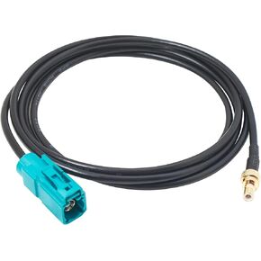 Anina 4FT Fakra Female to SMB Male Antenna Adapter for Car Sirius XM Satellite Radio Receiver Tuner to Aftermarket XM Antenna Connector Coax Pigtail Cable for Vehicle Truck GM Ford Jeep Ram