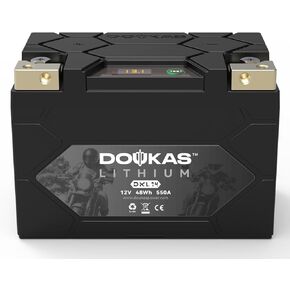 بطارية ليثيوم DKL14 550A LiFePO4 للدراجات النارية، بطارية رياضية بقوة 12 فولت 4 أمبير في الساعة، متوافقة مع جت سكي، رباعية، جزازة العشب، ATV، UTV، سكوتر، بطارية مولد، عربة ثلج in Kuwait