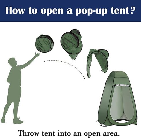 Pop Up Tent Upgrade Privacy Shower Tent Portable Outdoor Sun Shelter for Toilet Camping Biking Beach with Carry Bag in Saudi Arabia