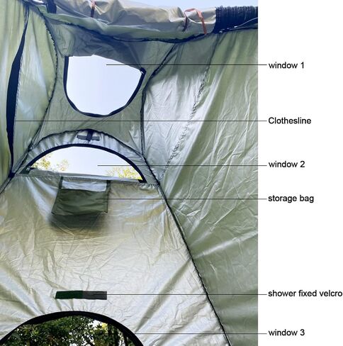 Pop Up Tent Upgrade Privacy Shower Tent Portable Outdoor Sun Shelter for Toilet Camping Biking Beach with Carry Bag in Saudi Arabia