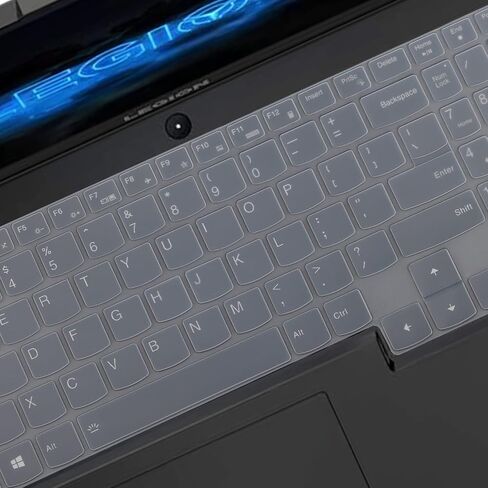 Keyboard Cover for Lenovo LOQ 15.6" 16", Legion 5 5i Pro, Legion Pro 7 7i, Legion Slim 7 7i, Legion 5 5i 5p 5pi 7 7i, IdeaPad Gaming 3, Legion Gaming Laptop 15.6 16 Keyboard Protector Skin (Clear) in Saudi Arabia