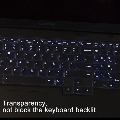 Keyboard Cover for Lenovo LOQ 15.6" 16", Legion 5 5i Pro, Legion Pro 7 7i, Legion Slim 7 7i, Legion 5 5i 5p 5pi 7 7i, IdeaPad Gaming 3, Legion Gaming Laptop 15.6 16 Keyboard Protector Skin (Clear) in Saudi Arabia