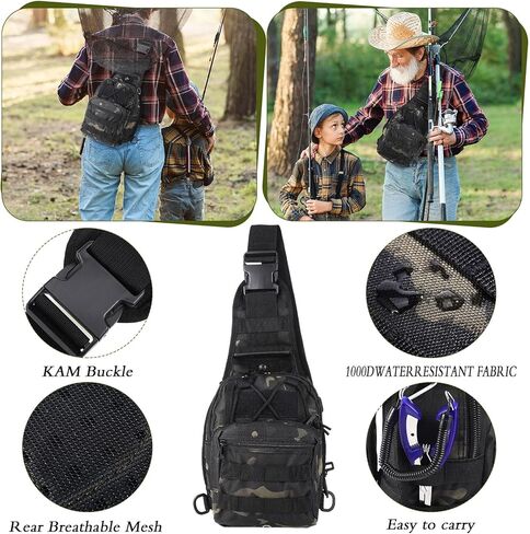 Hungdao 7 Pcs Fishing Tool Kit Fishing Backpack Kit Fishing Pliers Kit Fishing Gear Fish Hook Remover Digital Fish Scale Fish Gripper Sheath Lanyards Fish Hook Separator in Saudi Arabia