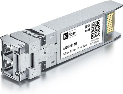 وحدة SFP+ LC أحادية الوضع 10G، جهاز إرسال واستقبال 10GBase-LR Lite SFP+ IR لـ Cisco SFP-10G-LRM2، Meraki، Ubiquiti، Mikrotik، Netgear AXM764، D-Link والمزيد (SMF، 1310 نانومتر، 1.4 كم، DDM) in Kuwait