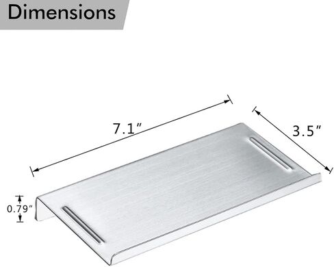 Bathroom Small Cell Phone Shelf Stainless Steel Anti-Slip Phone Holder Stand Wall Mounted for Small Speaker Smartphone Baby Wipes, Polished Chrome in Saudi Arabia
