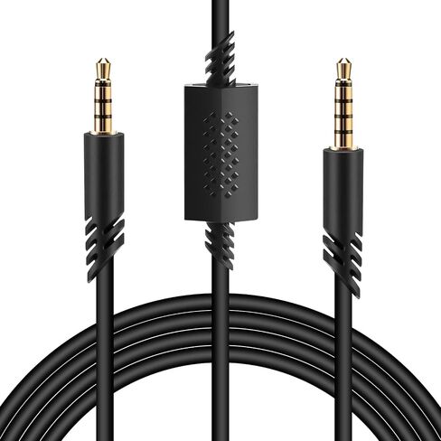 Replacement A40 Cord Compatible with Astro A40 Cable Headset,TPE Cable A40 Inline Mute Cable 2.0M Audio Cable for Astro A10/A40TR Gaming Headset,Compatible with PS5/PS4 Controller 6.6 Feet,Black in Saudi Arabia