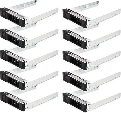 علبة القرص الصلب X7K8W 0X7K8W SSD Bracket 3.5 حامل القرص الصلب HDD Caddy متوافق مع Dell PowerEdge 16th/15th/14th Gen T560 R660 R760 R6615 R250 R350 R450 R550 R650 R750 T550 R6515 R7515،4 حزمة in Kuwait