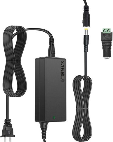12V 5A Power Supply, AC 120V to DC12V 5.5x2.1mm Jack Converter, 12 Volt LED Driver 60W Adapter Transformer for Strip Lights, Surveillance Cameras, External HDD, Monitor, CCTV (Pack of 1) in Kuwait