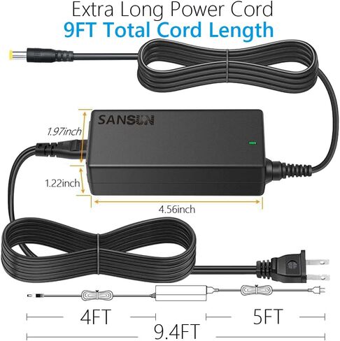 12V 5A Power Supply, AC 120V to DC12V 5.5x2.1mm Jack Converter, 12 Volt LED Driver 60W Adapter Transformer for Strip Lights, Surveillance Cameras, External HDD, Monitor, CCTV (Pack of 1) in Kuwait
