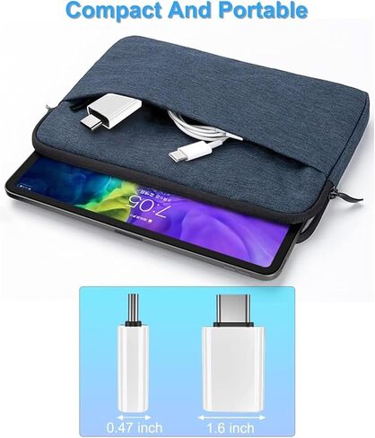 USB C to USB 3.0 Adapter,Aluminum Alloy USB Type-C Male to USB Female Converter fit for Cell Phone,OTG Adapters Cables and Adapters (Silver) in Saudi Arabia