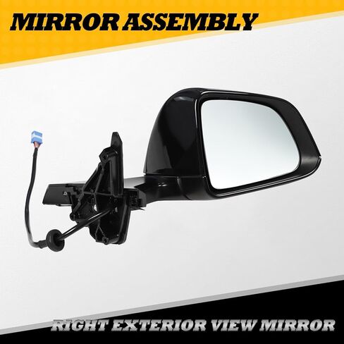 Mirror Assembly Right/Left Black Compatible with 2020 2021 2022 2023 Model Y 1594112-00-C 1594111-00-C (Right) in Kuwait